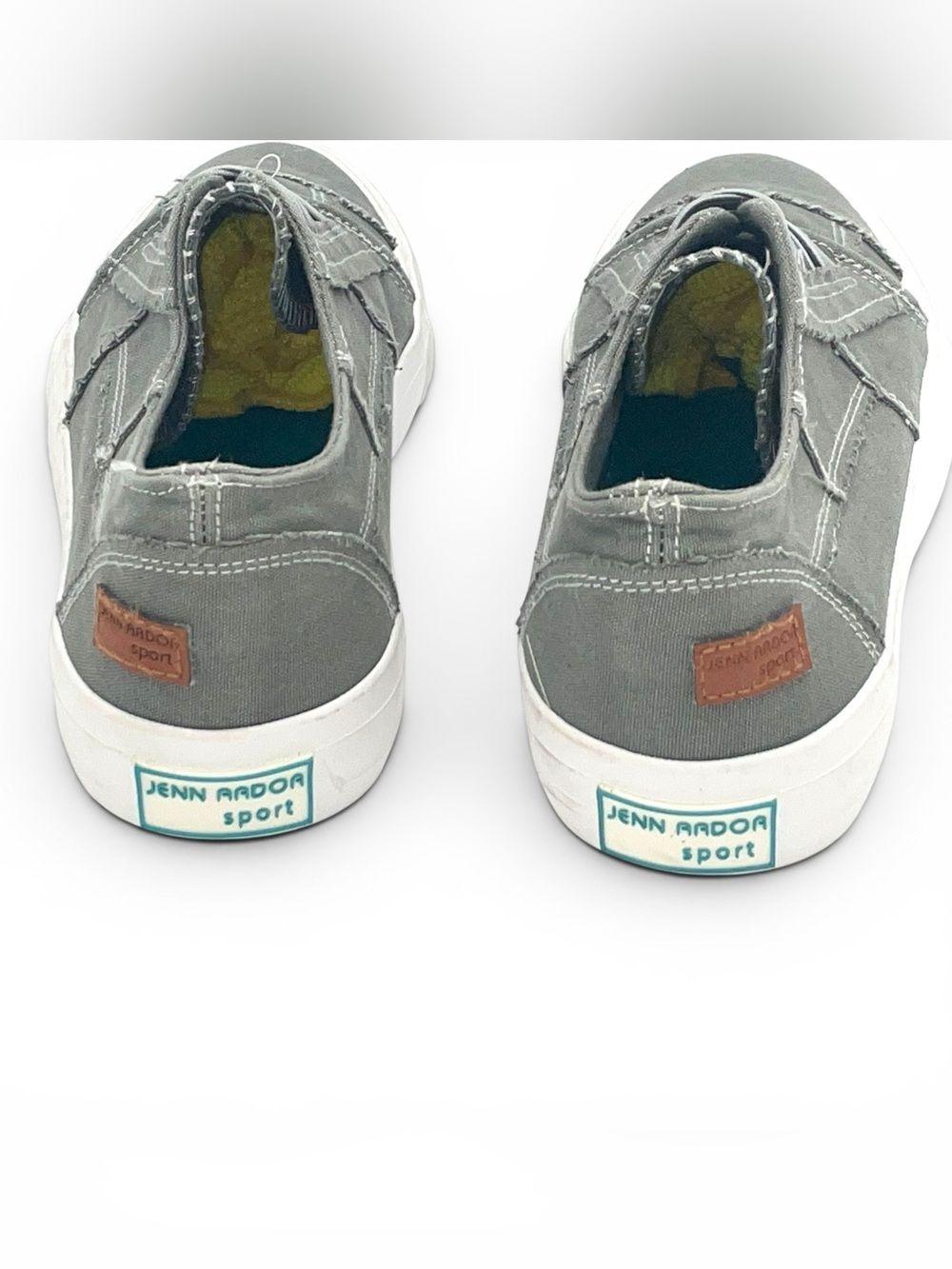 Jenn Ardor Sport Gray Canvas Slip On Sneakers Women’s Size 7 - Picture 4 of 5